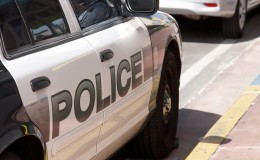 An American police car